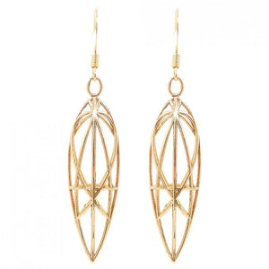 Mary Magdalene Earrings (Gold) - Heting Artelier