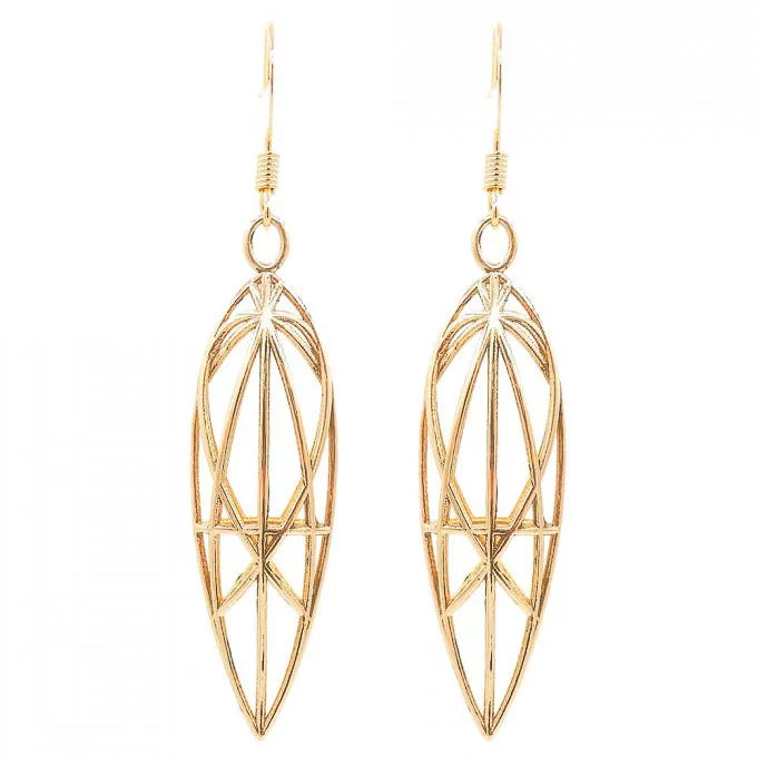 Mary Magdalene Earrings (Gold) - Heting Artelier