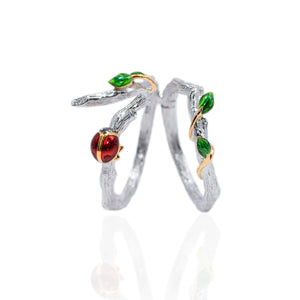 Enchanted ladybird ring