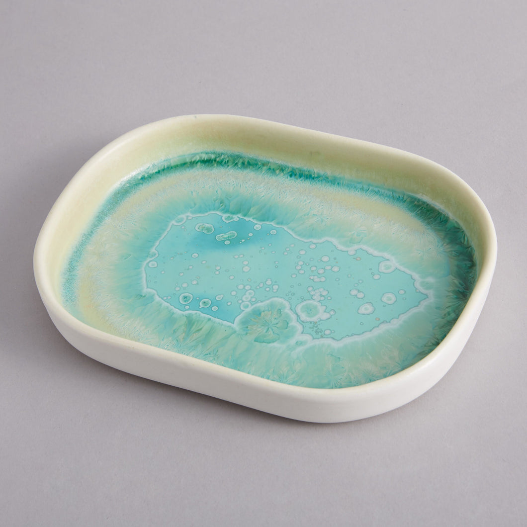Crystalline Jade Small Plate - Heting Artelier